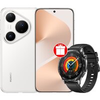 Huawei Pura 80 Pro LMR-LX9 12GB/512GB (белый) + умные часы Huawei Watch GT 5 по акции