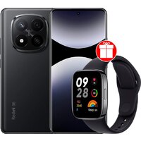 Xiaomi Redmi Note 14 Pro+ 5G 12GB/512GB международная версия (черный) + умные часы Xiaomi Redmi Watch 3 (черный) по акции Image #1