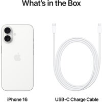 Apple iPhone 16 Dual eSim 256GB (белый) Image #7