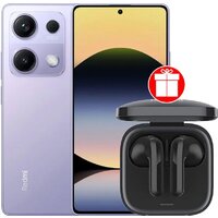 Xiaomi Redmi Note 14S 8GB/256GB международная версия (перламутровый фиолетовый) + наушники Xiaomi Redmi Buds 6 Active (черный) по акции Image #1