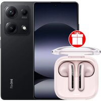 Xiaomi Redmi Note 14S 8GB/256GB международная версия (полуночный черный) + наушники Xiaomi Redmi Buds 6 Active (розовый) по акции