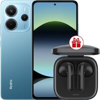 Xiaomi Redmi Note 14 6GB/128GB международная версия (синий) + наушники Xiaomi Redmi Buds 6 Active (черный) по акции