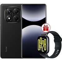 Xiaomi Redmi Note 14 Pro 12GB/512GB международная версия (черный) + умные часы Xiaomi Redmi Watch 5 Active (черный) по акции