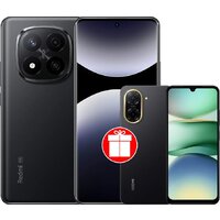 Xiaomi Redmi Note 14 Pro+ 5G 8GB/256GB международная версия (черный) + Xiaomi Redmi A5 3GB/64GB (песочное золото) по акции